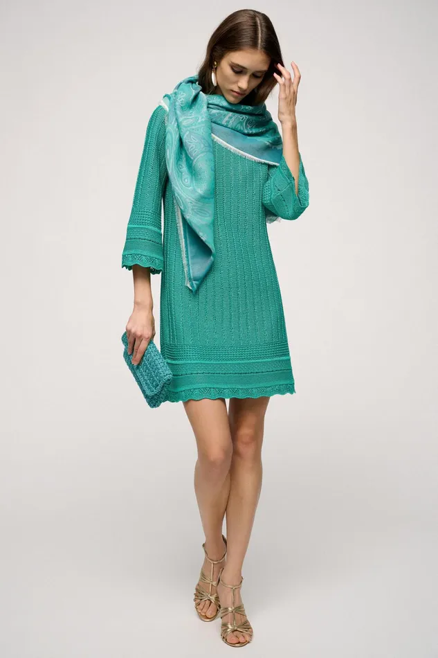 Luisa Spagnoli Dresses and Jumpsuits Calcutta Turquoise 8211 Women