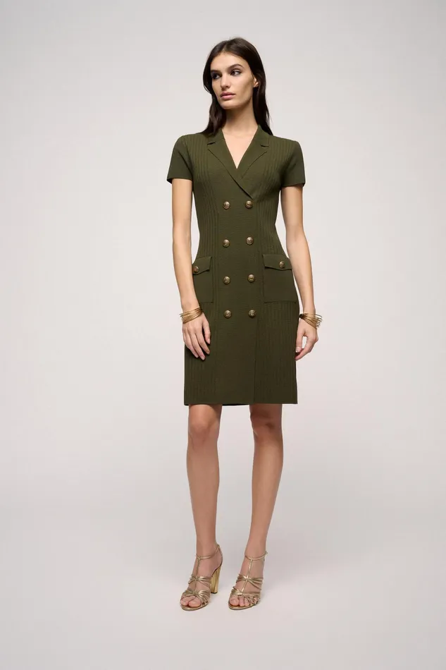 Luisa Spagnoli Dresses and Jumpsuits Centenario Military Green 8211 Women