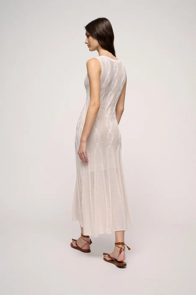 Luisa Spagnoli Dresses and Jumpsuits Cerchia Cream 8211 Women Luisa Spagnoli Dresses and Jumpsuits Cerchia Cream 8211 Women