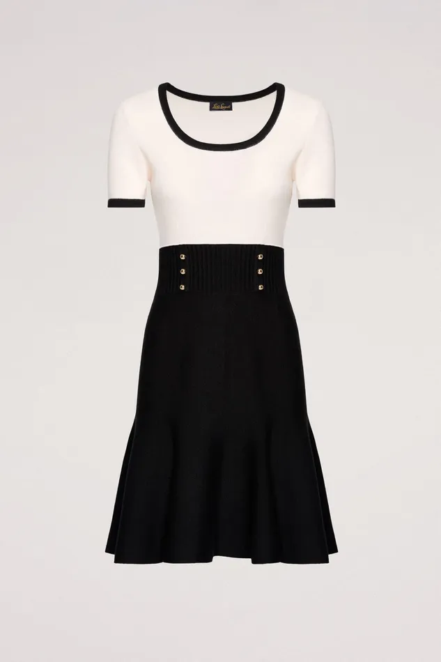 Luisa Spagnoli Dresses and Jumpsuits Maestra Blackcream 8211 Women Luisa Spagnoli Dresses and Jumpsuits Maestra Blackcream 8211 Women