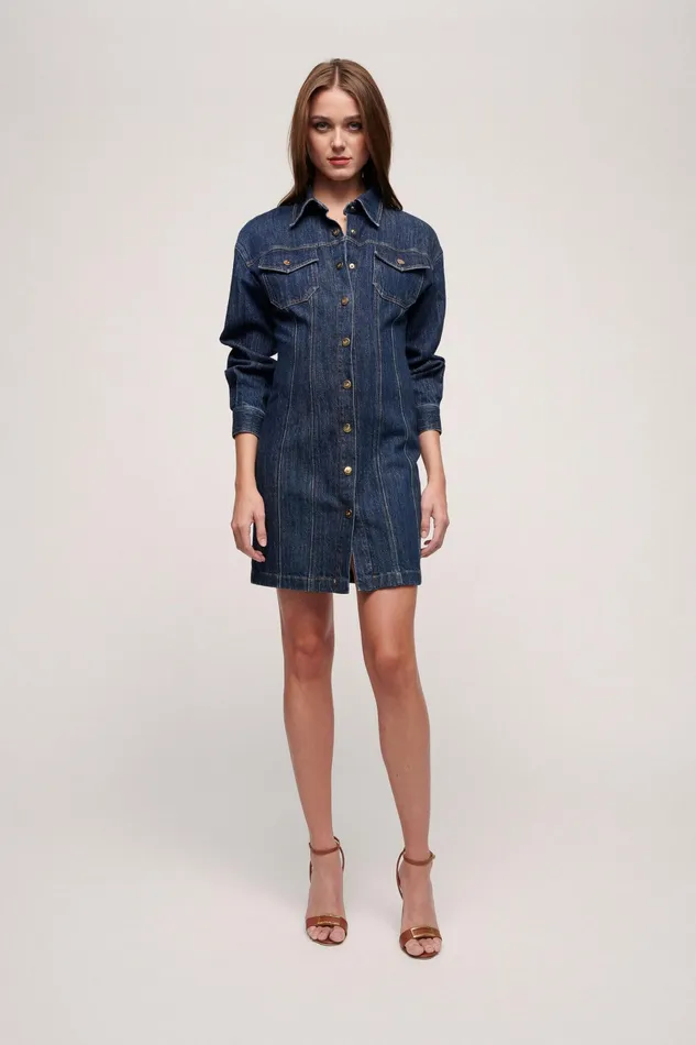 Luisa Spagnoli Dresses and Jumpsuits Paxos Blue 8211 Women
