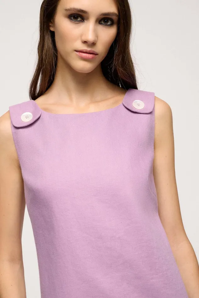 Luisa Spagnoli Dresses and Jumpsuits Piega Lilac 8211 Women Luisa Spagnoli Dresses and Jumpsuits Piega Lilac 8211 Women