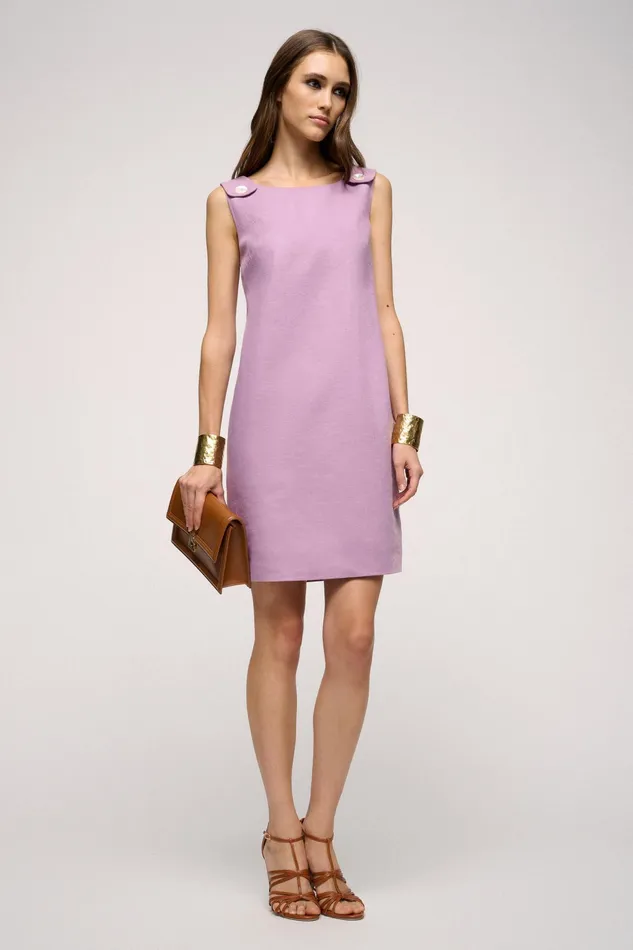 Luisa Spagnoli Dresses and Jumpsuits Piega Lilac 8211 Women Luisa Spagnoli Dresses and Jumpsuits Piega Lilac 8211 Women