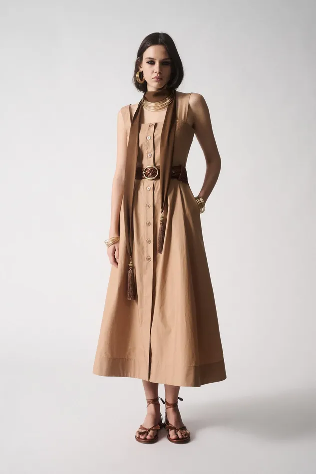 Luisa Spagnoli Dresses and Jumpsuits Puglia Camel 8211 Women Luisa Spagnoli Dresses and Jumpsuits Puglia Camel 8211 Women