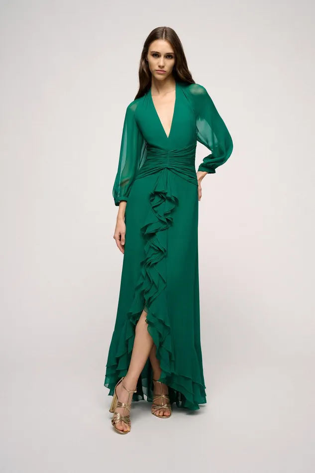 Luisa Spagnoli Formal Dresses Piastra Green 8211 Women