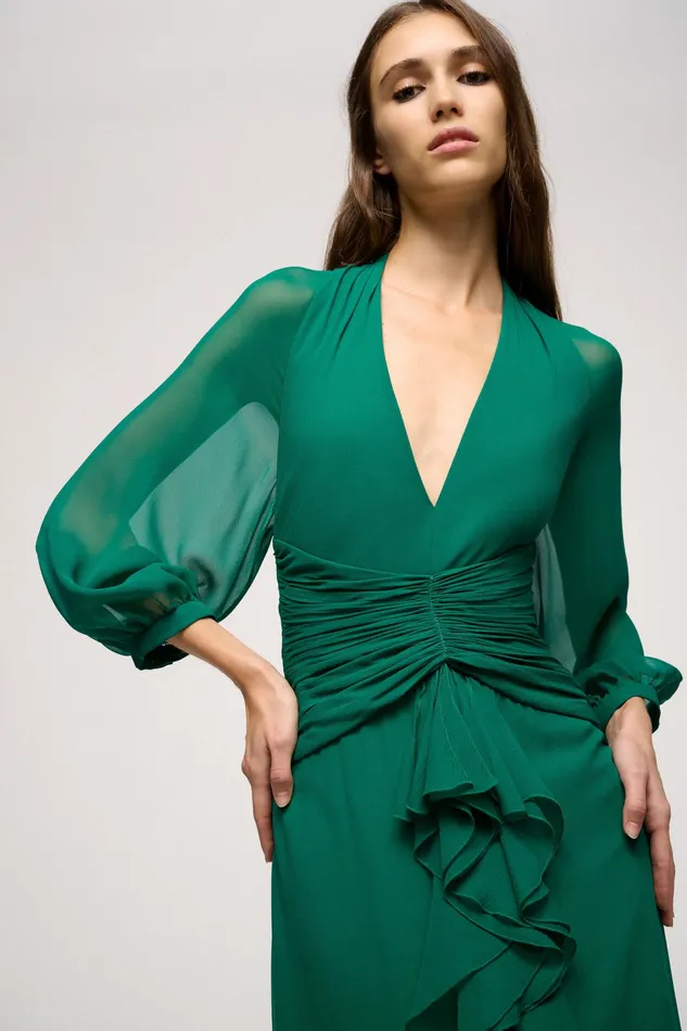 Luisa Spagnoli Formal Dresses Piastra Green 8211 Women Luisa Spagnoli Formal Dresses Piastra Green 8211 Women