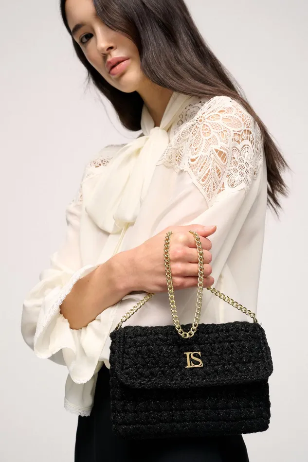 Luisa Spagnoli Handbags Ienne Blackgold 8211 Women Luisa Spagnoli Handbags Ienne Blackgold 8211 Women
