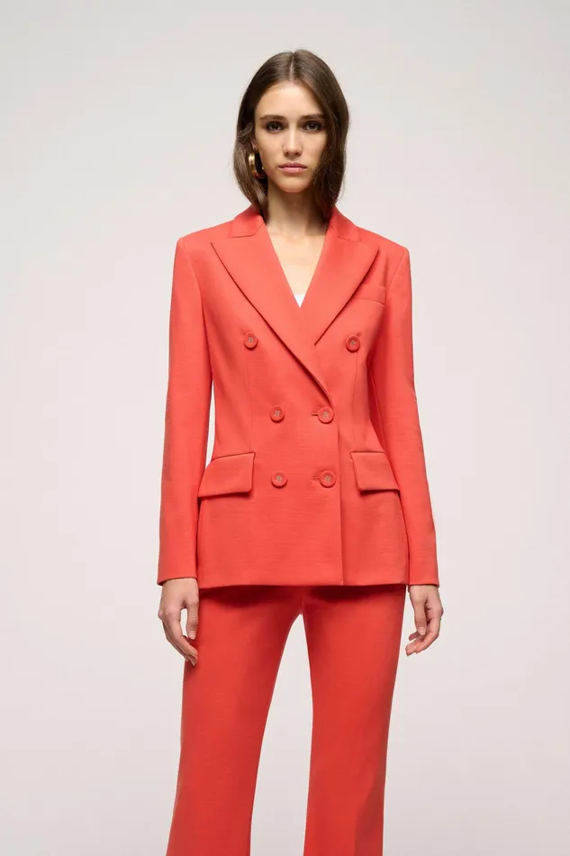 Luisa Spagnoli Jackets and Blazers Vega Orange 8211 Women