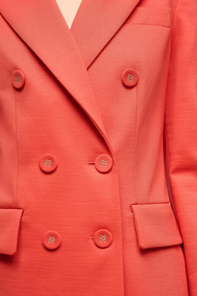 Luisa Spagnoli Jackets and Blazers Vega Orange 8211 Women Luisa Spagnoli Jackets and Blazers Vega Orange 8211 Women