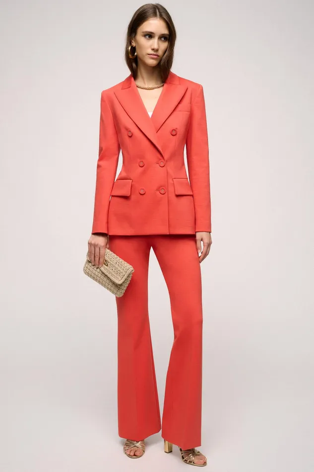 Luisa Spagnoli Jackets and Blazers Vega Orange 8211 Women Luisa Spagnoli Jackets and Blazers Vega Orange 8211 Women