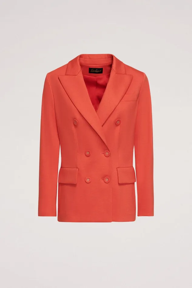Luisa Spagnoli Jackets and Blazers Vega Orange 8211 Women Luisa Spagnoli Jackets and Blazers Vega Orange 8211 Women