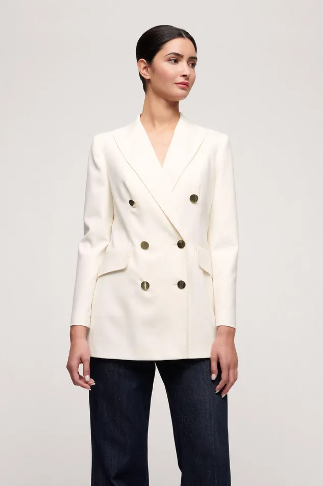 Luisa Spagnoli Jackets and Blazers Verifica Cream 8211 Women