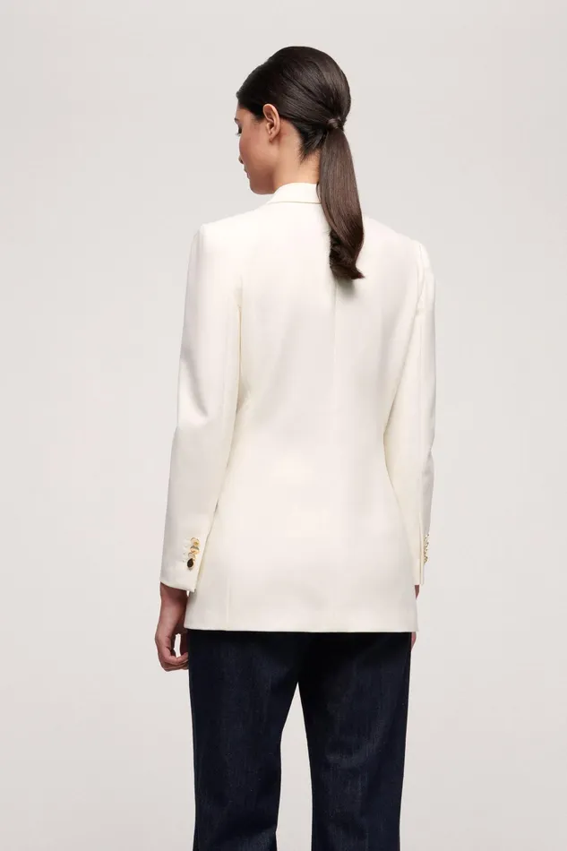 Luisa Spagnoli Jackets and Blazers Verifica Cream 8211 Women Luisa Spagnoli Jackets and Blazers Verifica Cream 8211 Women