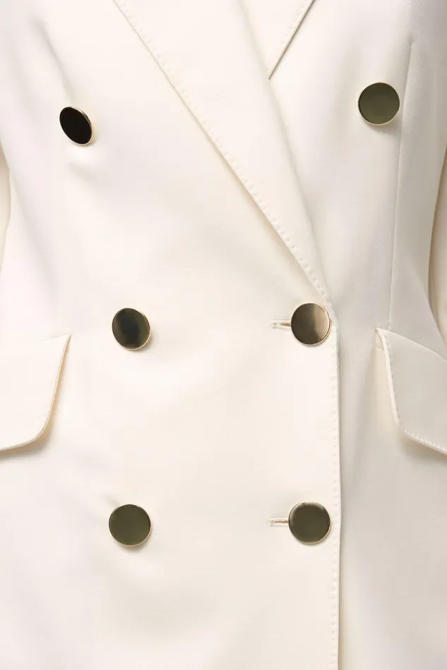 Luisa Spagnoli Jackets and Blazers Verifica Cream 8211 Women Luisa Spagnoli Jackets and Blazers Verifica Cream 8211 Women