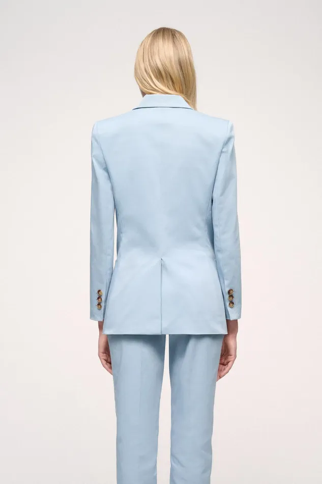 Luisa Spagnoli Jackets and Blazers Vettoriale Light Blue 8211 Women Luisa Spagnoli Jackets and Blazers Vettoriale Light Blue 8211 Women