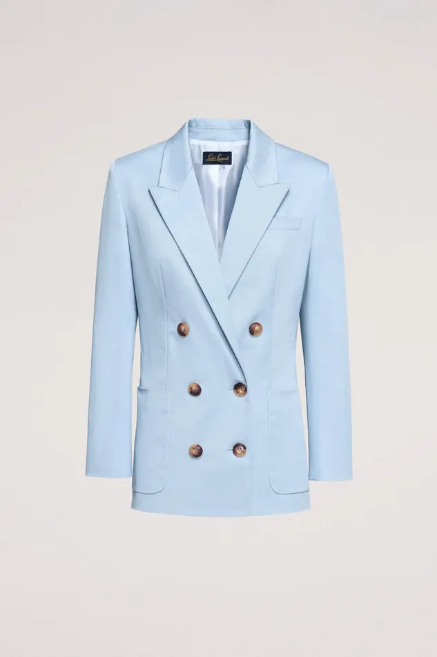 Luisa Spagnoli Jackets and Blazers Vettoriale Light Blue 8211 Women Luisa Spagnoli Jackets and Blazers Vettoriale Light Blue 8211 Women