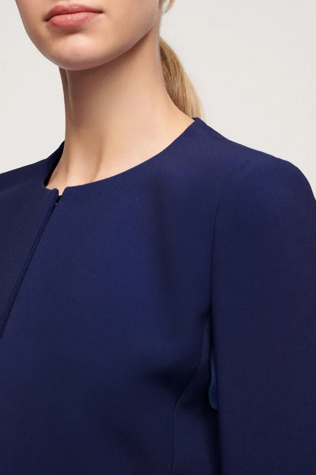 Luisa Spagnoli Jackets and Blazers Vibia Ocean Blue 8211 Women Luisa Spagnoli Jackets and Blazers Vibia Ocean Blue 8211 Women