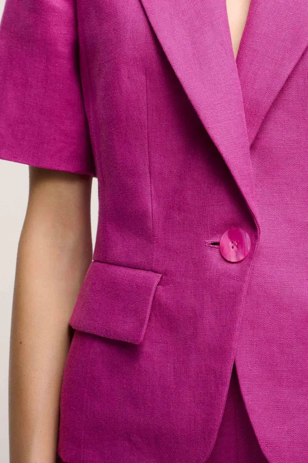 Luisa Spagnoli Jackets and Blazers Vibo Fuchsia 8211 Women Luisa Spagnoli Jackets and Blazers Vibo Fuchsia 8211 Women