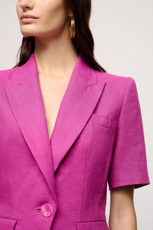 Luisa Spagnoli Jackets and Blazers Vibo Fuchsia 8211 Women Luisa Spagnoli Jackets and Blazers Vibo Fuchsia 8211 Women