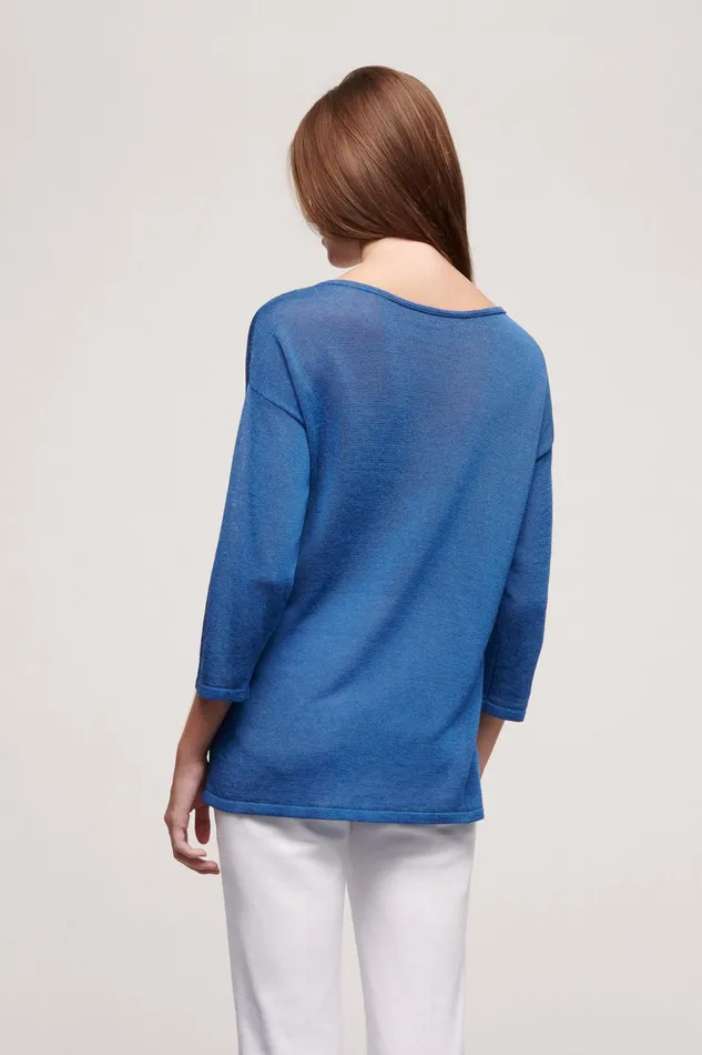 Luisa Spagnoli Knitwear Campanella Blue 8211 Women Luisa Spagnoli Knitwear Campanella Blue 8211 Women