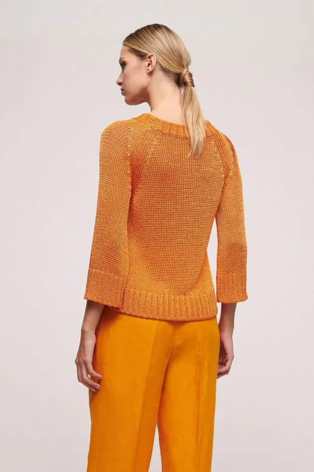 Luisa Spagnoli Knitwear Centrifuga Orange 8211 Women Luisa Spagnoli Knitwear Centrifuga Orange 8211 Women