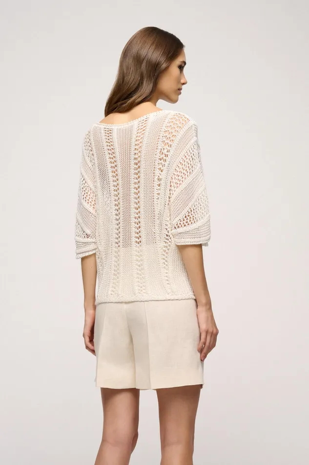 Luisa Spagnoli Knitwear Cerniera Cream 8211 Women Luisa Spagnoli Knitwear Cerniera Cream 8211 Women