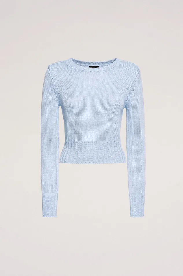 Luisa Spagnoli Knitwear Chiuso Light Blue 8211 Women Luisa Spagnoli Knitwear Chiuso Light Blue 8211 Women