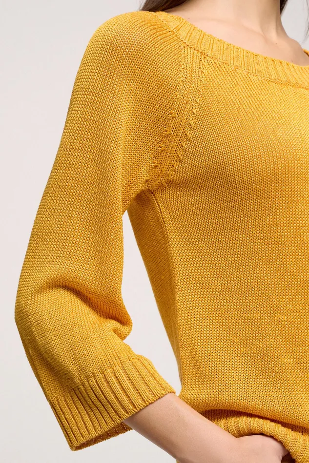 Luisa Spagnoli Knitwear Confettura Mustard 8211 Women Luisa Spagnoli Knitwear Confettura Mustard 8211 Women
