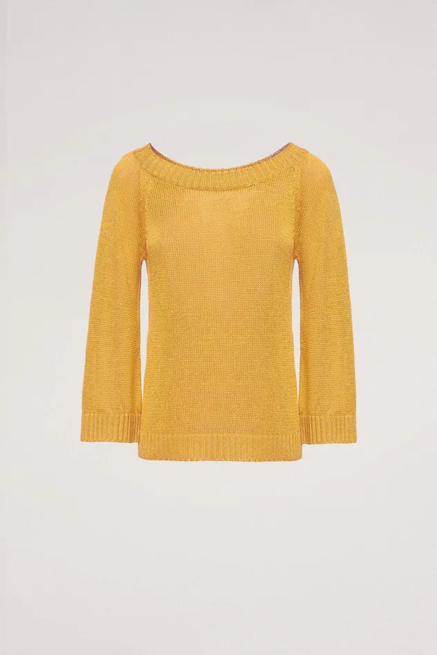 Luisa Spagnoli Knitwear Confettura Mustard 8211 Women Luisa Spagnoli Knitwear Confettura Mustard 8211 Women