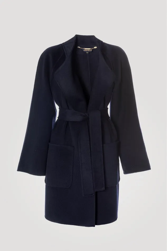 Luisa Spagnoli Outerwear Vassallo Blue 8211 Women Luisa Spagnoli Outerwear Vassallo Blue 8211 Women