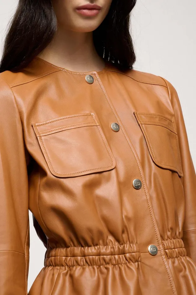 Luisa Spagnoli Outerwear Vicario Cognac 8211 Women Luisa Spagnoli Outerwear Vicario Cognac 8211 Women