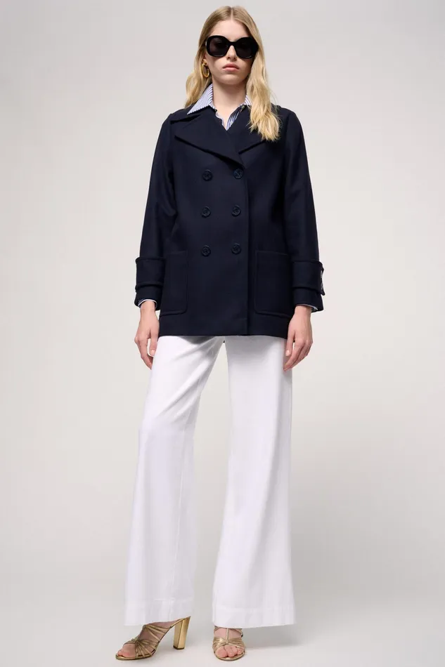 Luisa Spagnoli Outerwear Vivaio Blue 8211 Women Luisa Spagnoli Outerwear Vivaio Blue 8211 Women