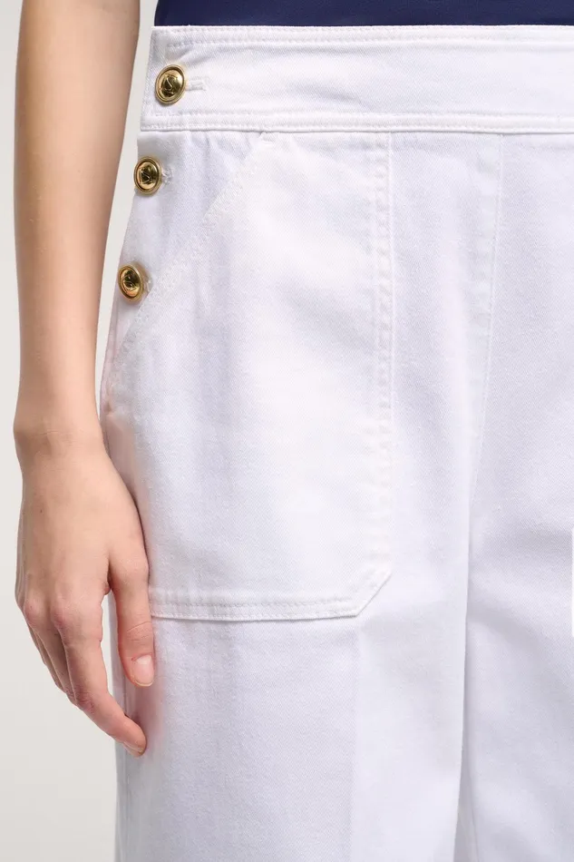 Luisa Spagnoli Pants Addizione White 8211 Women Luisa Spagnoli Pants Addizione White 8211 Women