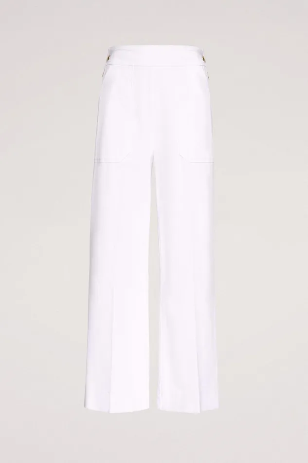 Luisa Spagnoli Pants Addizione White 8211 Women Luisa Spagnoli Pants Addizione White 8211 Women