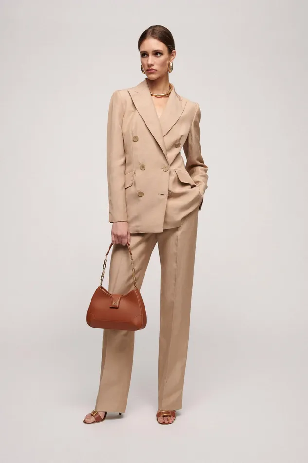 Luisa Spagnoli Pants Aders Beige 8211 Women Luisa Spagnoli Pants Aders Beige 8211 Women