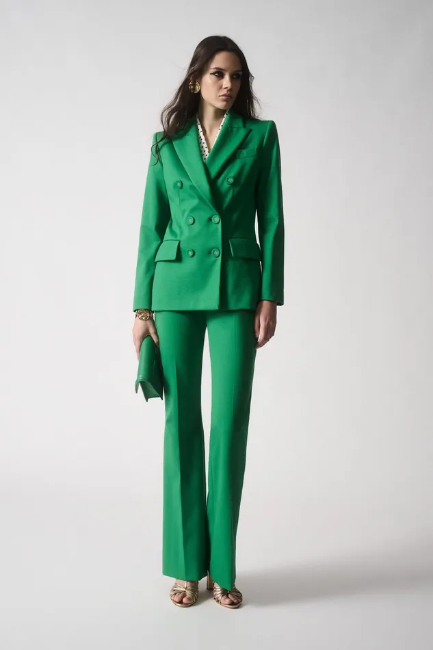 Luisa Spagnoli Pants Adulatore Green 8211 Women Luisa Spagnoli Pants Adulatore Green 8211 Women