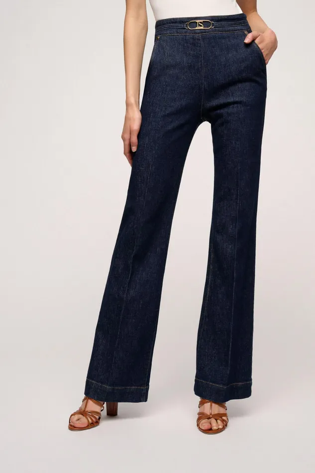 Luisa Spagnoli Pants Affidabile Blue 8211 Women