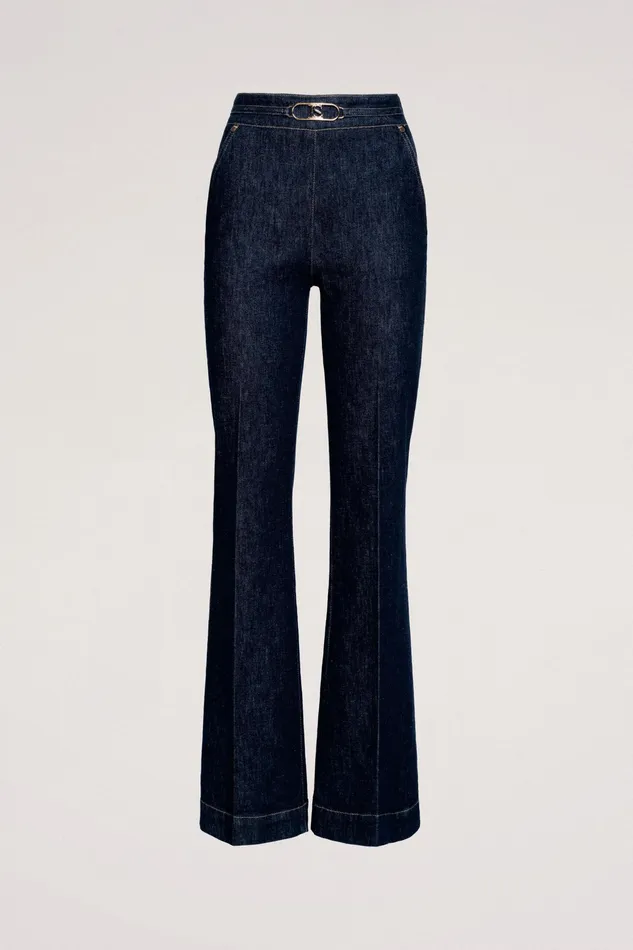 Luisa Spagnoli Pants Affidabile Blue 8211 Women Luisa Spagnoli Pants Affidabile Blue 8211 Women