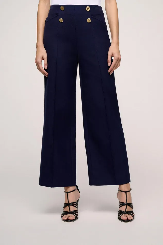 Luisa Spagnoli Pants Affitto Blue 8211 Women