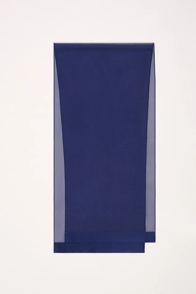 Luisa Spagnoli Scarves And Hats Riflettere Ocean Blue 8211 Women