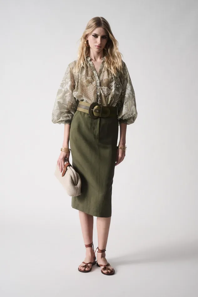 Luisa Spagnoli Skirts And Shorts Targa Military Green 8211 Women Luisa Spagnoli Skirts And Shorts Targa Military Green 8211 Women