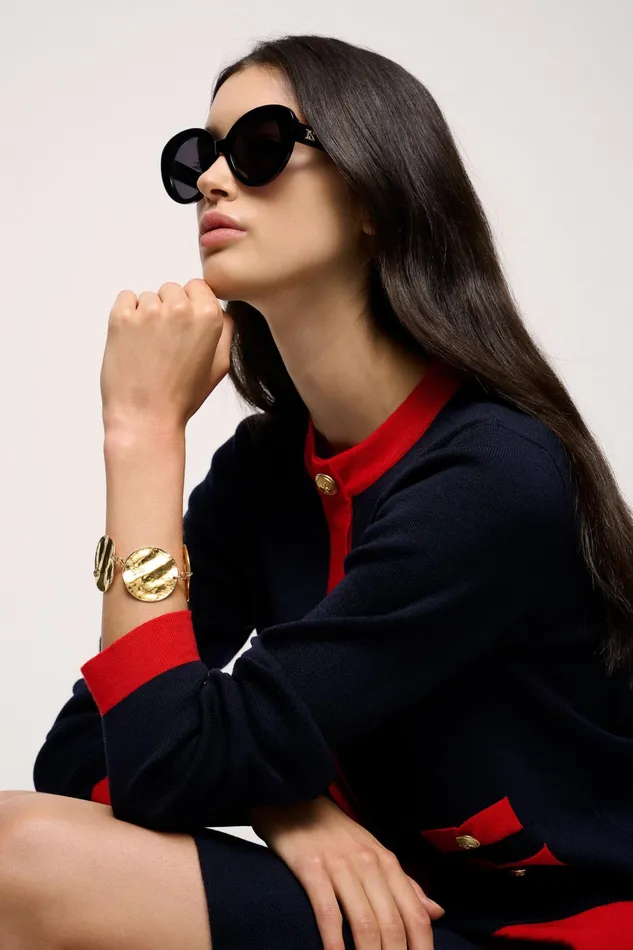 Luisa Spagnoli Sunglasses Xemma Blackgold 8211 Women Luisa Spagnoli Sunglasses Xemma Blackgold 8211 Women
