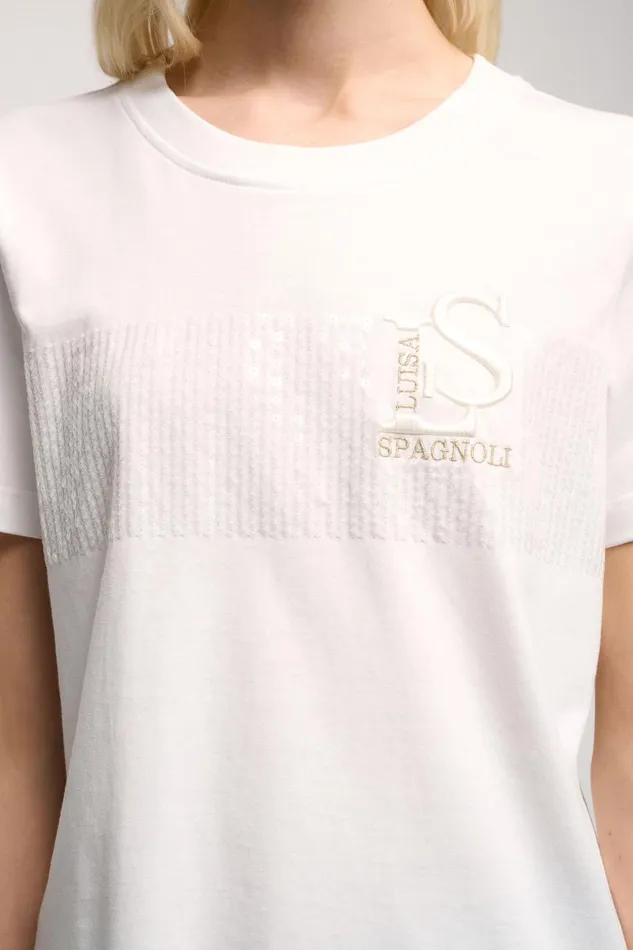 Luisa Spagnoli Tops And TShirts Balconata Cream 8211 Women Luisa Spagnoli Tops And TShirts Balconata Cream 8211 Women