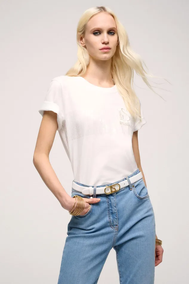 Luisa Spagnoli Tops And TShirts Balconata Cream 8211 Women Luisa Spagnoli Tops And TShirts Balconata Cream 8211 Women