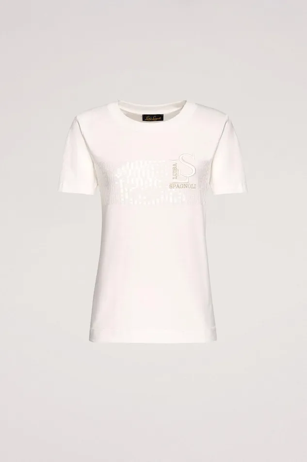 Luisa Spagnoli Tops And TShirts Balconata Cream 8211 Women Luisa Spagnoli Tops And TShirts Balconata Cream 8211 Women