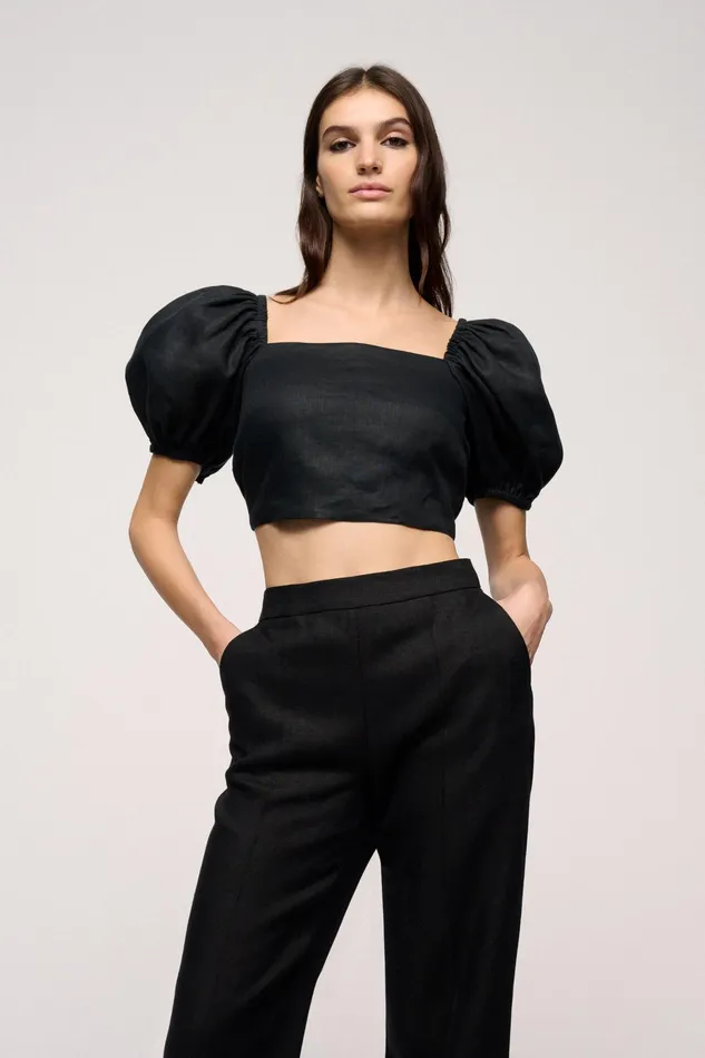 Luisa Spagnoli Tops And TShirts Barone Black 8211 Women