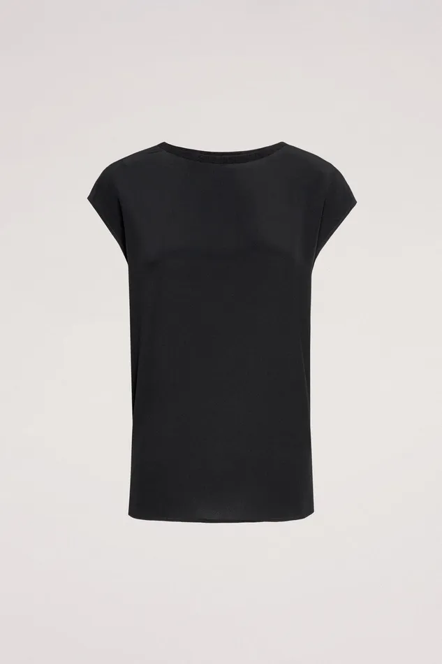 Luisa Spagnoli Tops And TShirts Battistero Black 8211 Women Luisa Spagnoli Tops And TShirts Battistero Black 8211 Women