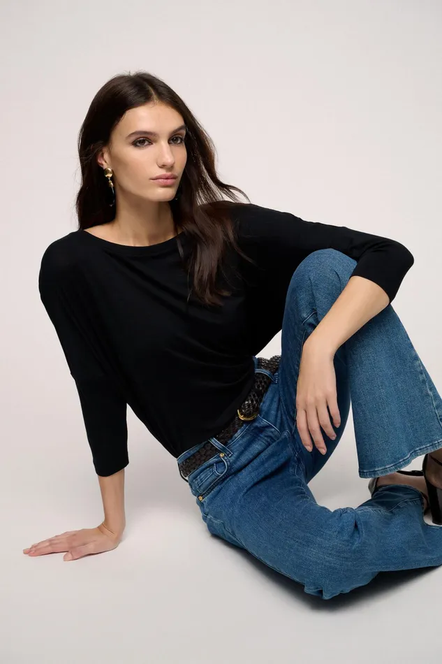 Luisa Spagnoli Tops And TShirts Bibla Black 8211 Women
