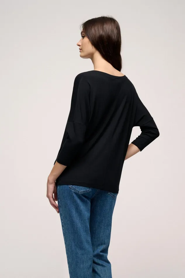 Luisa Spagnoli Tops And TShirts Bibla Black 8211 Women Luisa Spagnoli Tops And TShirts Bibla Black 8211 Women