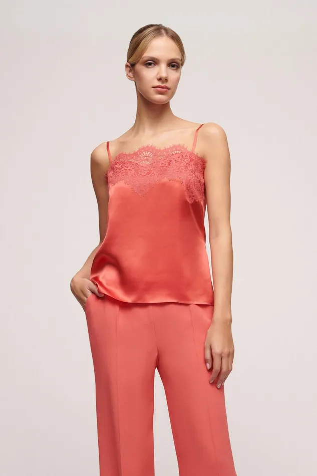 Luisa Spagnoli Tops And TShirts Brilli Coral 8211 Women